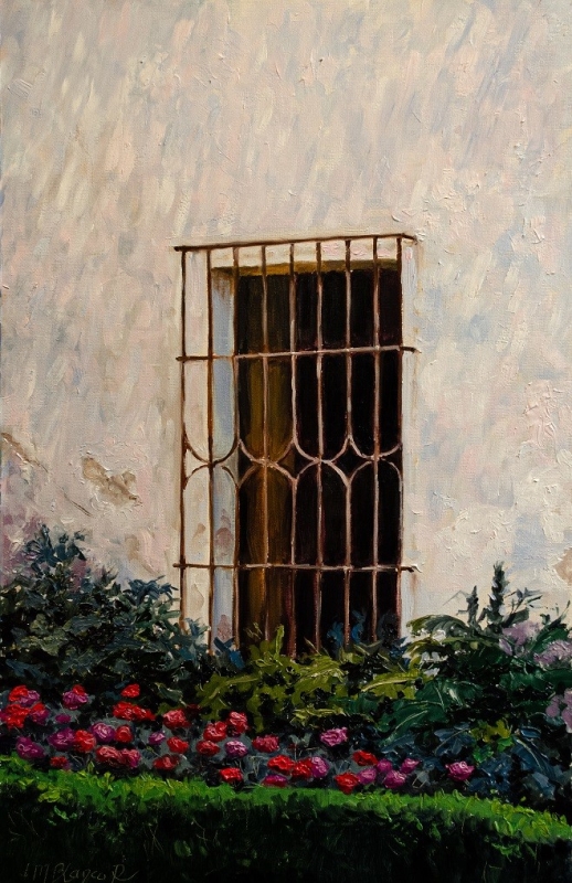 Old Rusted Iron Window by artist Jose Blanco